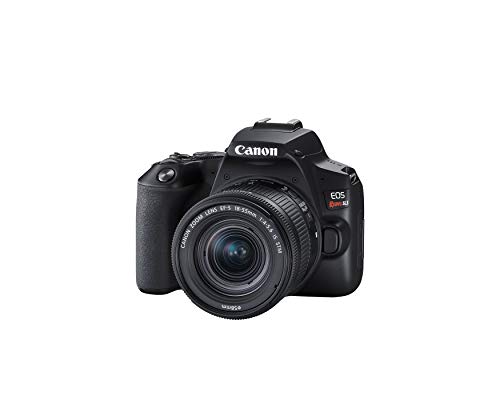 Kit de câmera DSLR Canon EOS Rebel SL3 com lente EF-S 18-55mm