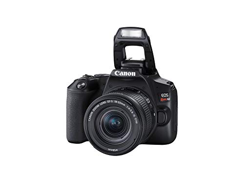 Kit de câmera DSLR Canon EOS Rebel SL3 com lente EF-S 18-55mm