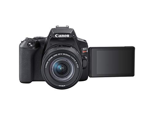 Kit de câmera DSLR Canon EOS Rebel SL3 com lente EF-S 18-55mm