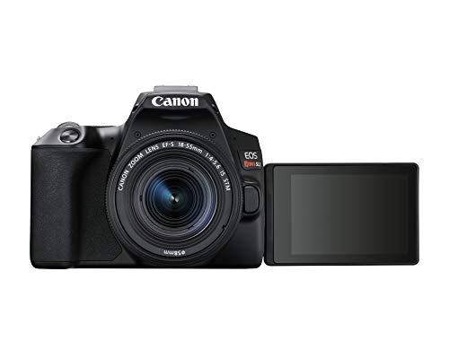 Kit de câmera DSLR Canon EOS Rebel SL3 com lente EF-S 18-55mm
