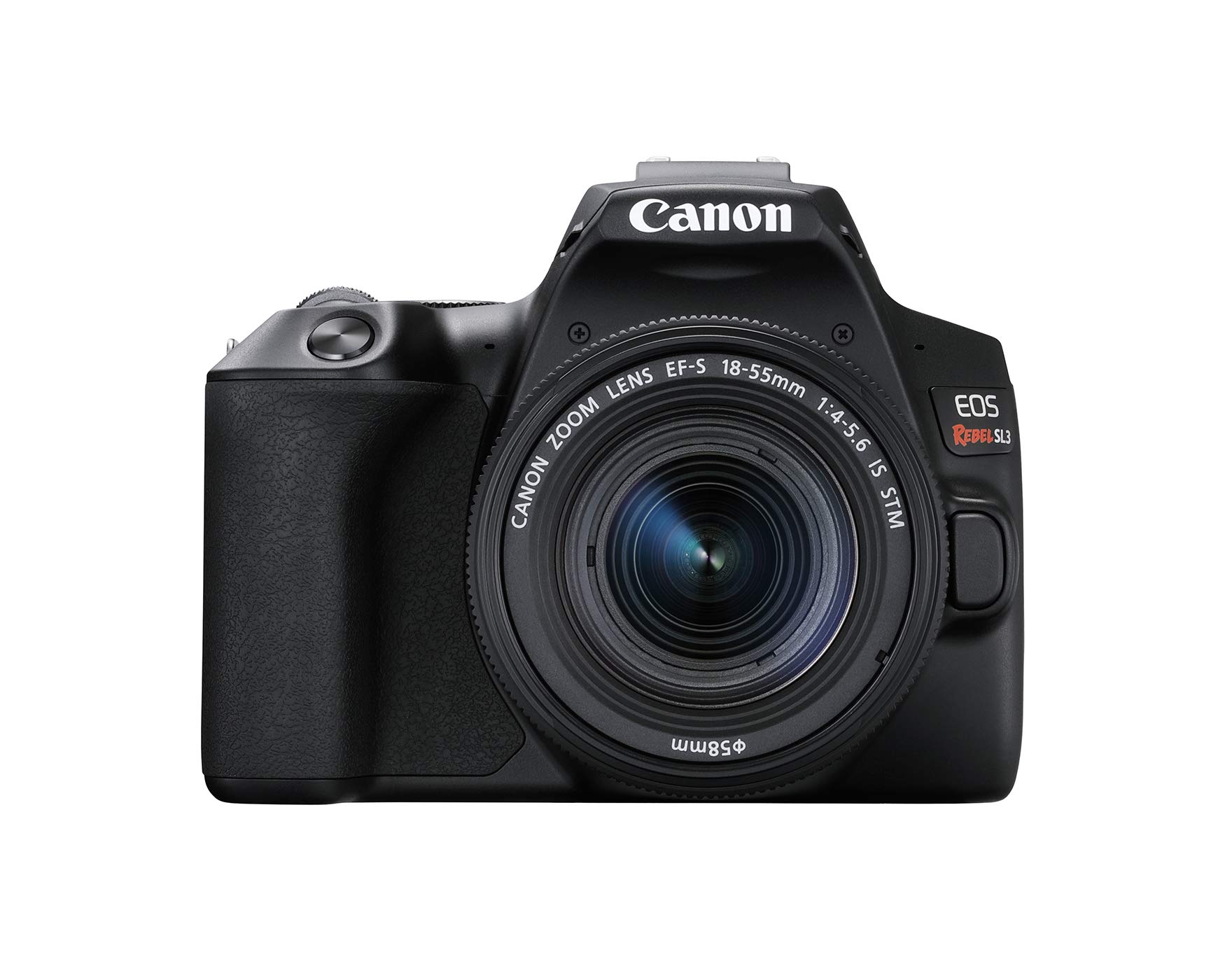 Kit de câmera DSLR Canon EOS Rebel SL3 com lente EF-S 18-55mm